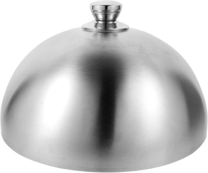 Cabilock Speiseglocke Edelstahl Burger Dome Käse Schmelzkuppel Tellerglocke Servierglocke Teppanyaki