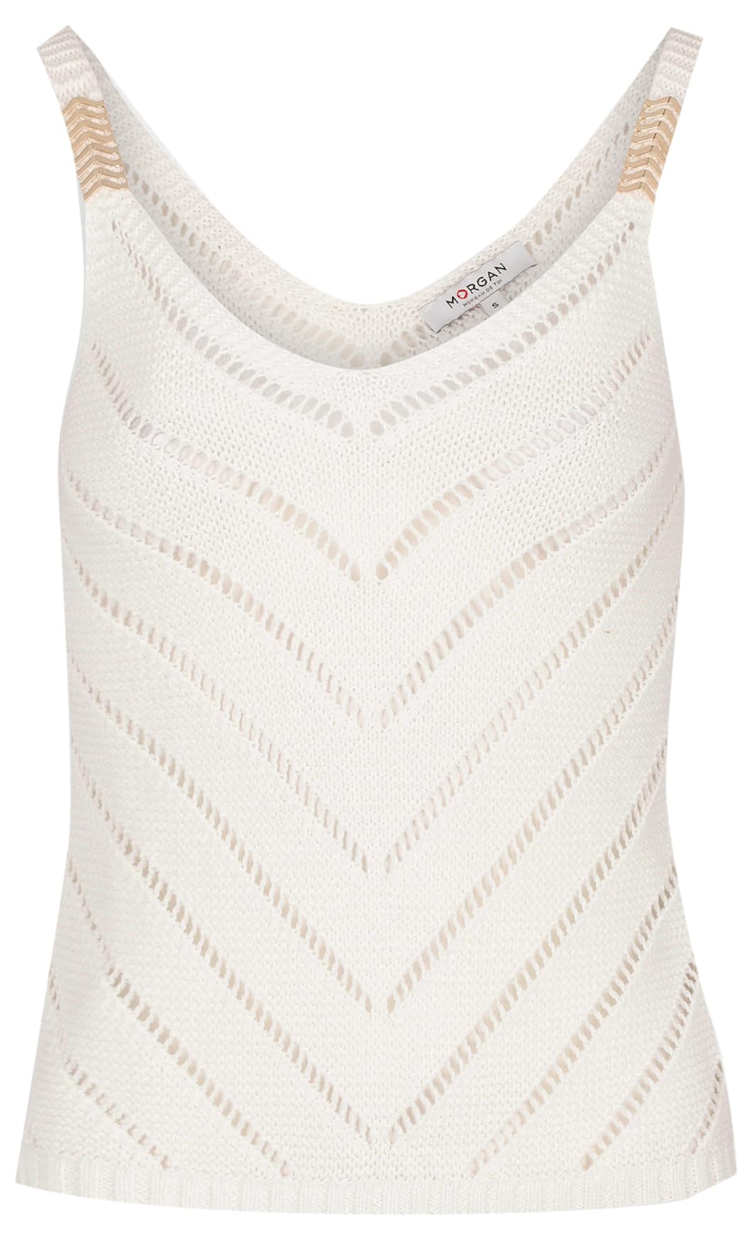 Morgan Damen Pullover L Off-white, L Off-white