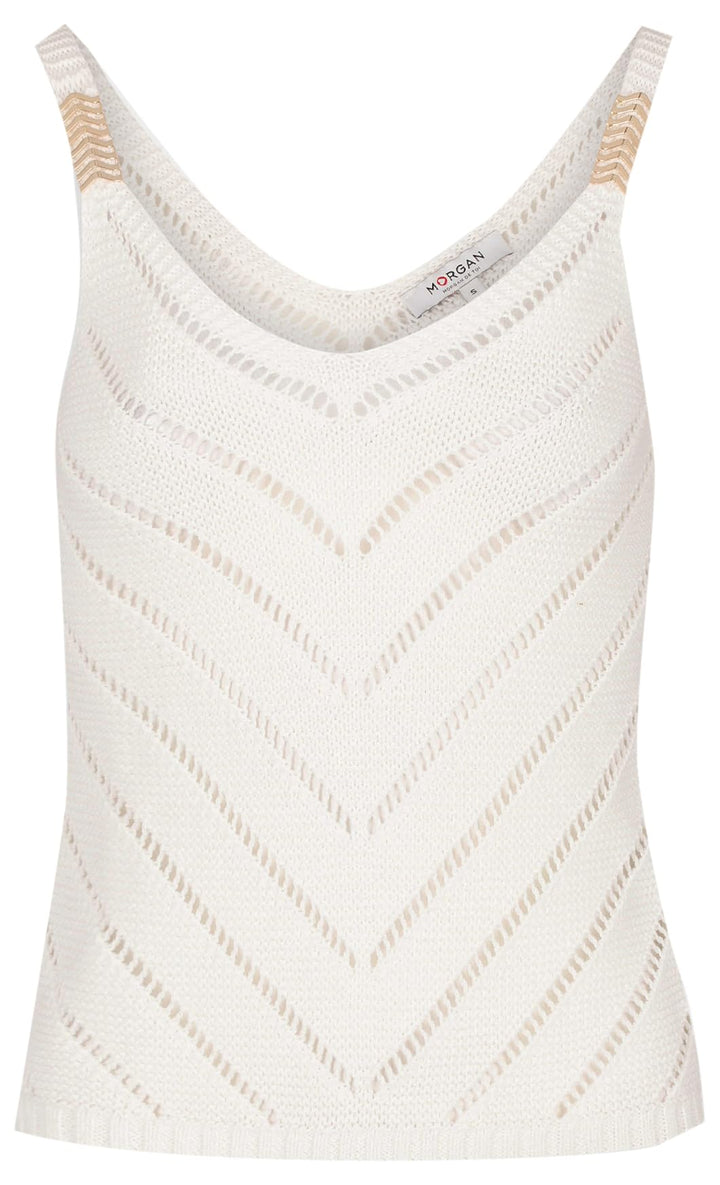 Morgan Damen Pullover L Off-white, L Off-white