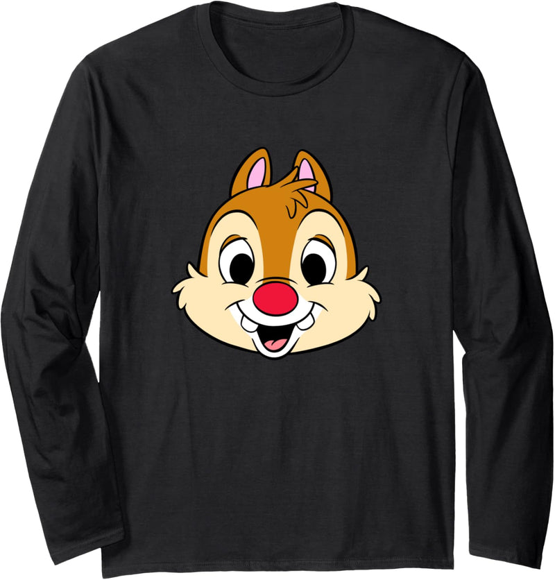 Disney Chip And Dale Dale Large Floating Head Langarmshirt