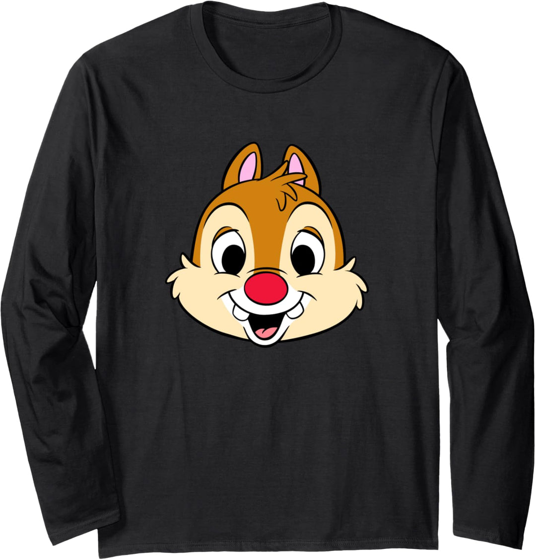 Disney Chip And Dale Dale Large Floating Head Langarmshirt