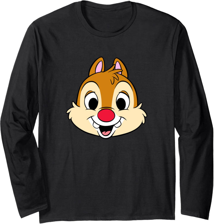 Disney Chip And Dale Dale Large Floating Head Langarmshirt