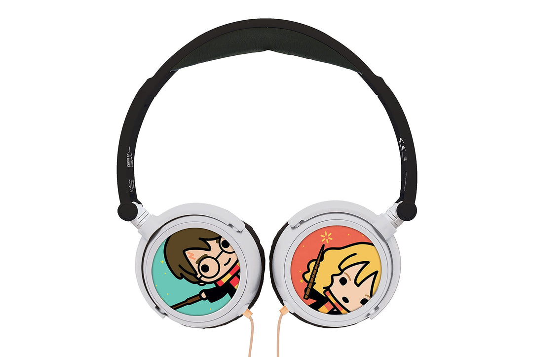 Lexibook, Harry Potter, Stereo-Kopfhörer, kindersichere Lautstärke, faltbar und einstellbar, weiss/G
