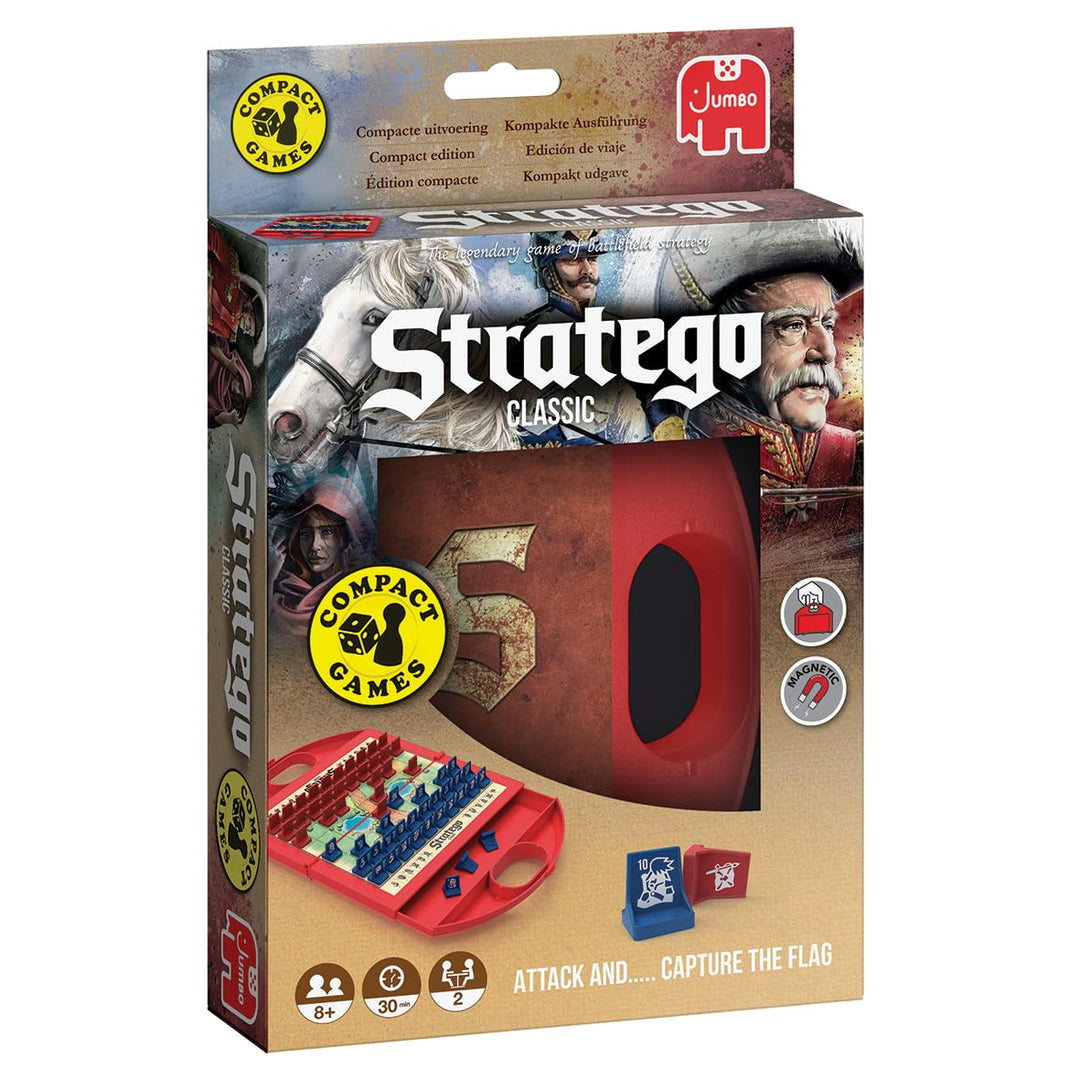 Stratego Compact - Reise-Edition - Brettspiel, ab 8 Jahren, 2 Personen Kompakt, Kompakt