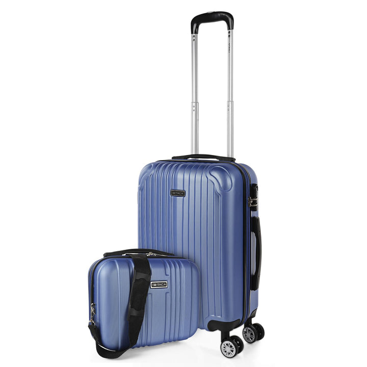 ITACA - Trolley Handgepäck Cabin Trolley Koffer Reisekoffer Hartschalenkoffer mit Zahlenschloss - Ka