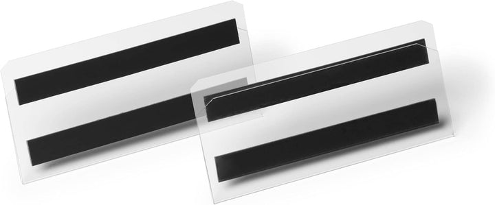Durable Etikettentasche HARD COVER magnetisch 150x67 mm, Packung à 10 Stück, 119619 150x67 mm magnet