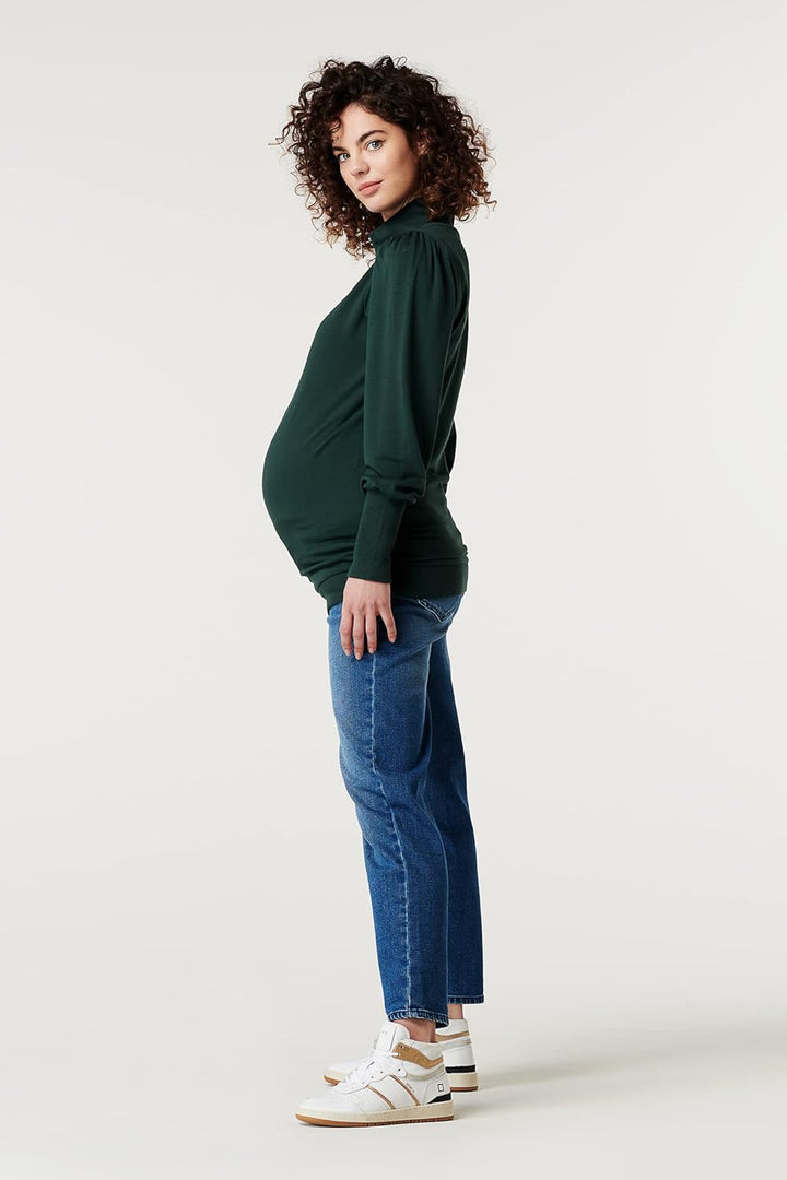 Supermom Damen Brooke Over The Belly Mom Jeans 26 Authentic Blue - P310, 26 Authentic Blue - P310