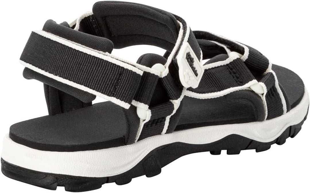 Jack Wolfskin Unisex Kinder Seven Seas 3 K Freizeitsandale 27 EU Schwarz, 27 EU Schwarz