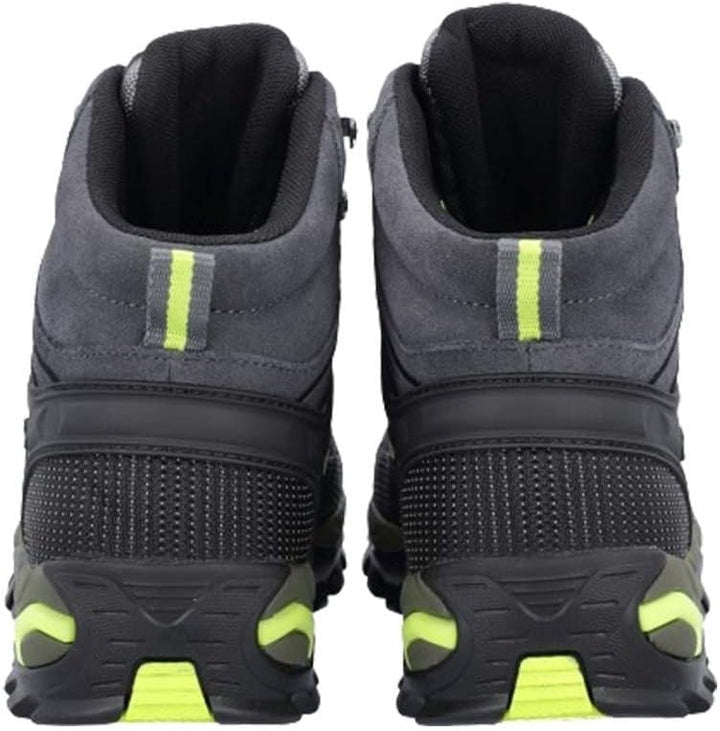 CMP Unisex Kinder Kids Rigel Mid Trekking Shoes Wp Wanderschuhe 40 EU Grau Gelb Fluo, 40 EU Grau Gel