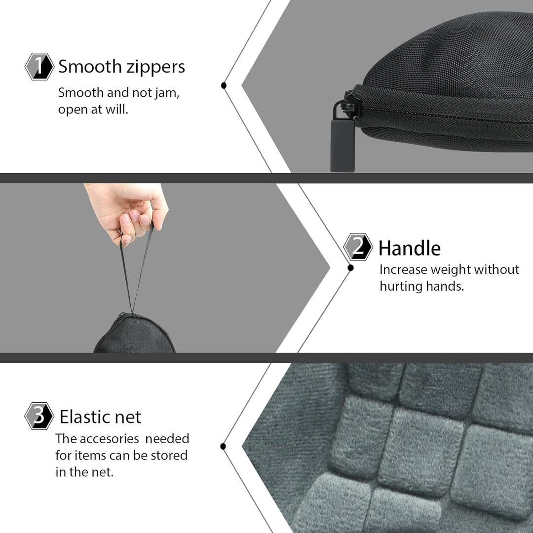 co2CREA Hart Reise Schutz Hülle Etui Tasche für Logitech Ergo M575S /M575 /M570 Wireless Trackball M