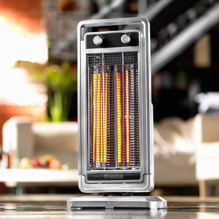 Olimpia Splendid 99610 Solaria Carbon Heizstrahler 1100 W, 45 m³ Carbonfaser Gris, Carbonfaser Gris