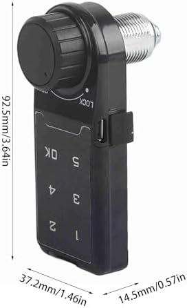 FTVOGUE Code Sicherheitsschloss Touch Digital Tastatur Elektronische Riegelschloss Passwort Key Acce