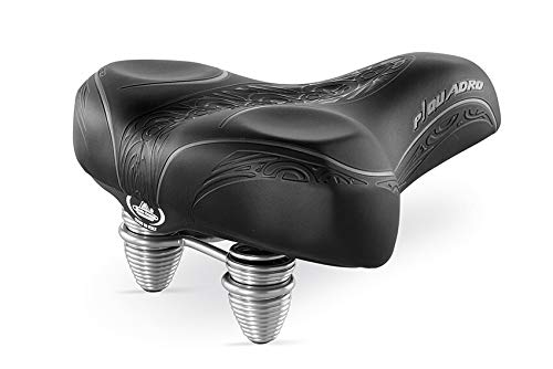 Selle Montegrappa FAHRRADSATTEL CITYSATTEL Leder Damen Herren für CITYRAD BEACHCRUISER HOLLANDRAD in