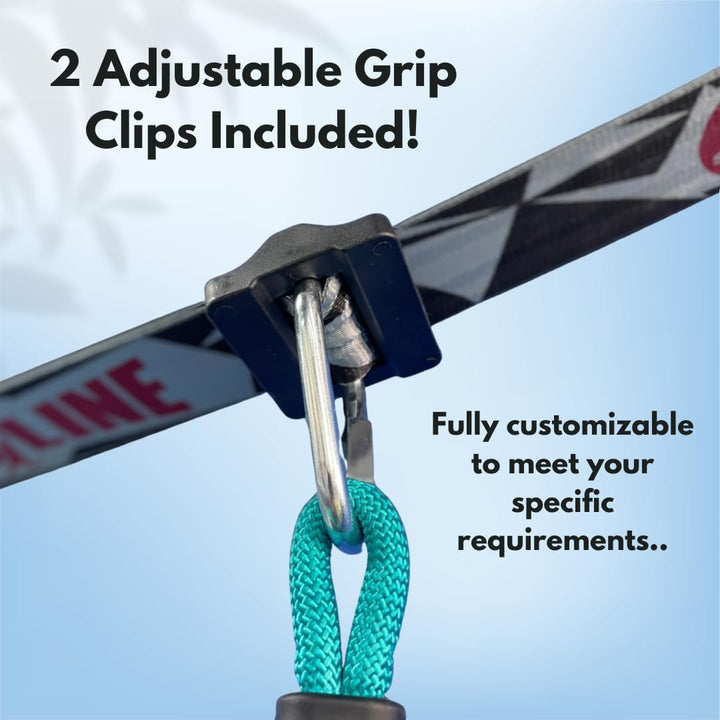 Slackers Ninja Line Starter Set – Outdoor Hangelparcours & Slackline für Kinder ab 5 Jahren – Komple