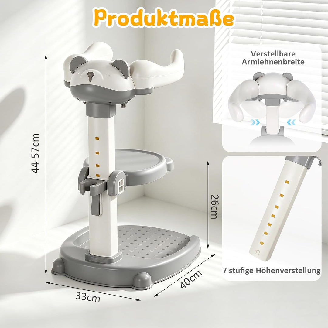 Baby Dusche Ständer Einstellbarer Baby Shower Stand Support mit AntiRutsch-Basis, Anehmbarem Sitz, D