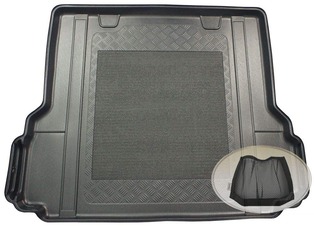 Z3263075 Antirutsch Kofferraumwanne fahrzeugspezifisch + Klett-Organizer (Laderaumwanne, Kofferraumm