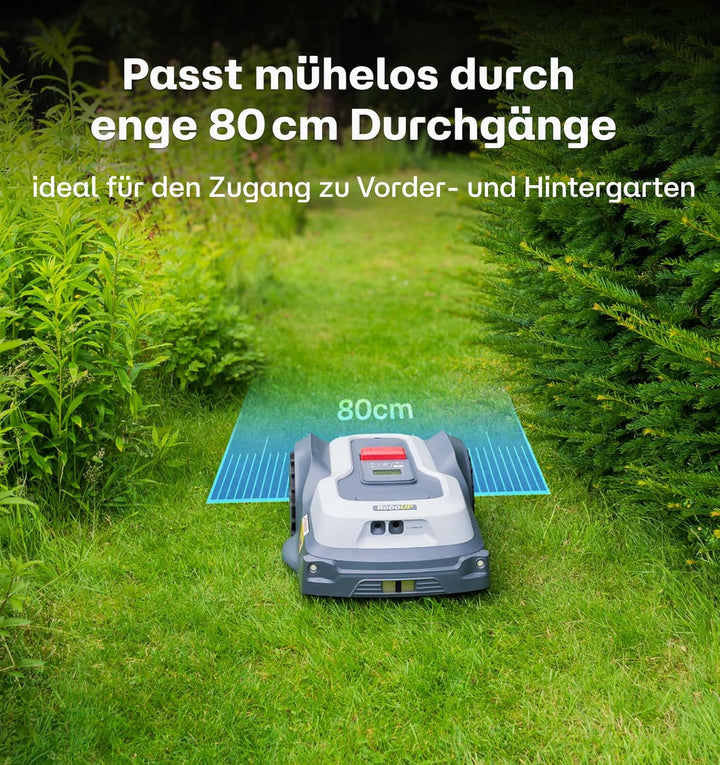 T600 Mähroboter ohne Begrenzungsdraht 2025Version 800㎡, RTK+KI Gesteuerter Rasenmäher Roboter mit Ra