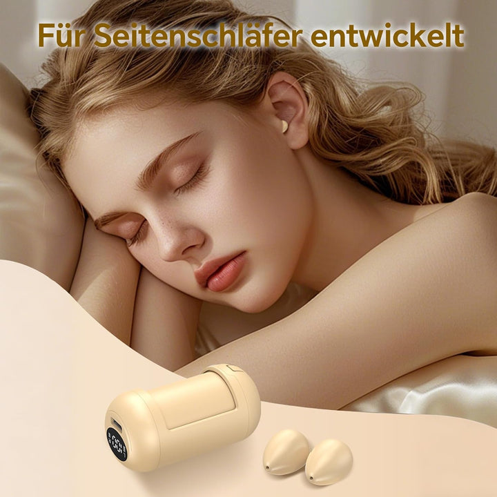 Mini Kopfhörer Kabellos Bluetooth Unsichtbar Klein zum Schlafen In Ear Schlaf Bluetooth Seitenschläf
