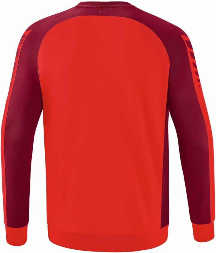 Erima Unisex Casual Six Wings Sweatshirt XXL Rot/Bordeaux, XXL Rot/Bordeaux