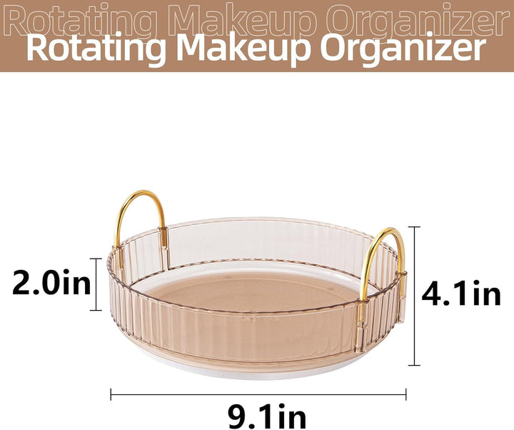 Make Up Organizer, 360° Drehbar Kosmetik Organizer, Beauty Organizer, Hautpflege Organizer für Badez