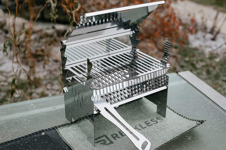 Grill Camping ReiseGrill Partner Klappbaren BBQ Modern Mangal Edelstah