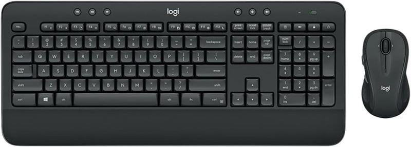 Logitech MK545 Advanced Wireless Keyboard and Mouse Combo Niederländisches QWERTY-Layout - Schwarz