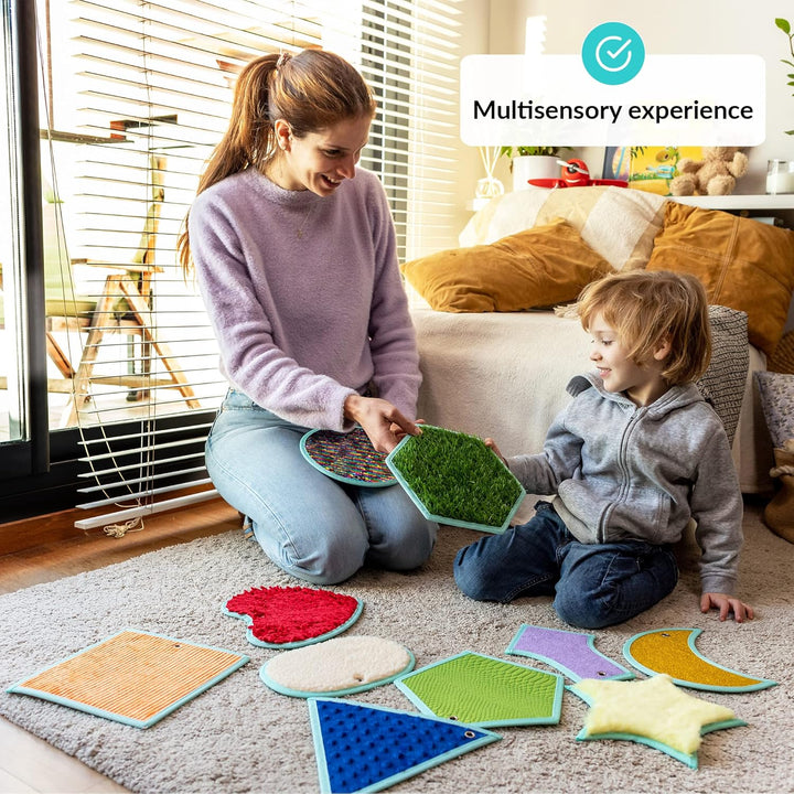 Sinnesmatten Für Autistische Kinder | Taktile Scheiben | Sensorische Fliesen | Sensorischer Teppich