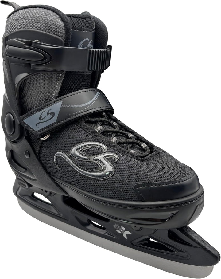 Cox Swain verstellbare Schlittschuhe Crystal, Eislaufschuhe für Kinder, Jugendliche und Erwachsene b