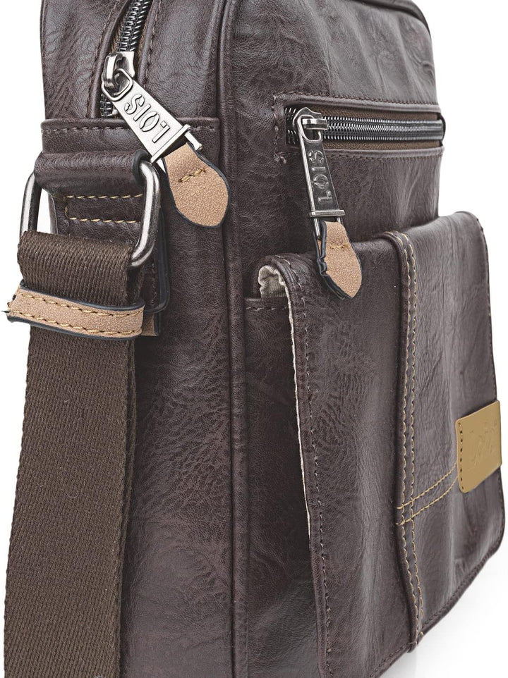 Lois - Umhängetasche Herren Klein mit verstellbarem riemen - Herren Umhängetasche Klein hergestellt