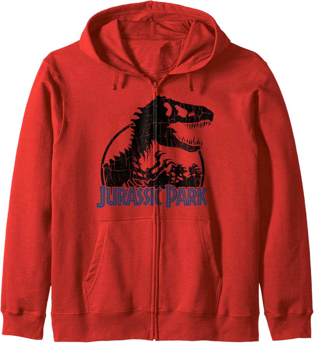 Jurassic Park Classic T-Rex Dark Logo Kapuzenjacke