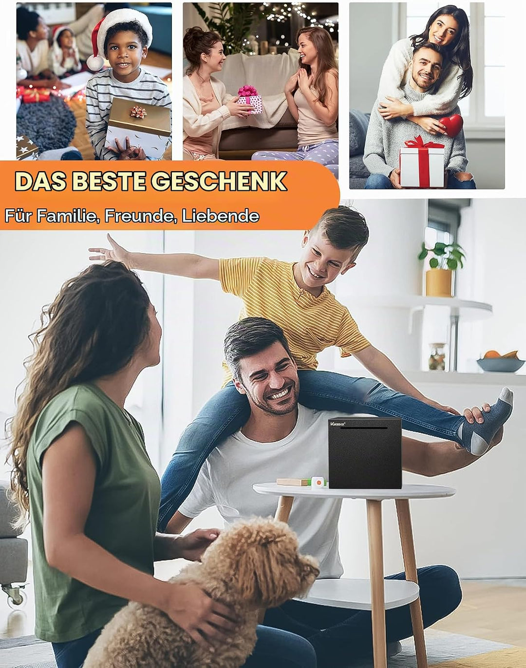 Kypeeka Spardose für Erwachsene, wiederverwendbares Edelstahl-Passwort Spardose aus Metall mit Kombi