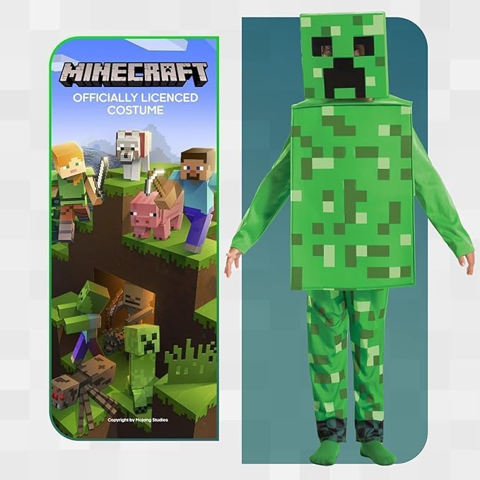 Disguise Creeper Fancy Dress Intl 7-8 Jahre, 7-8 Jahre