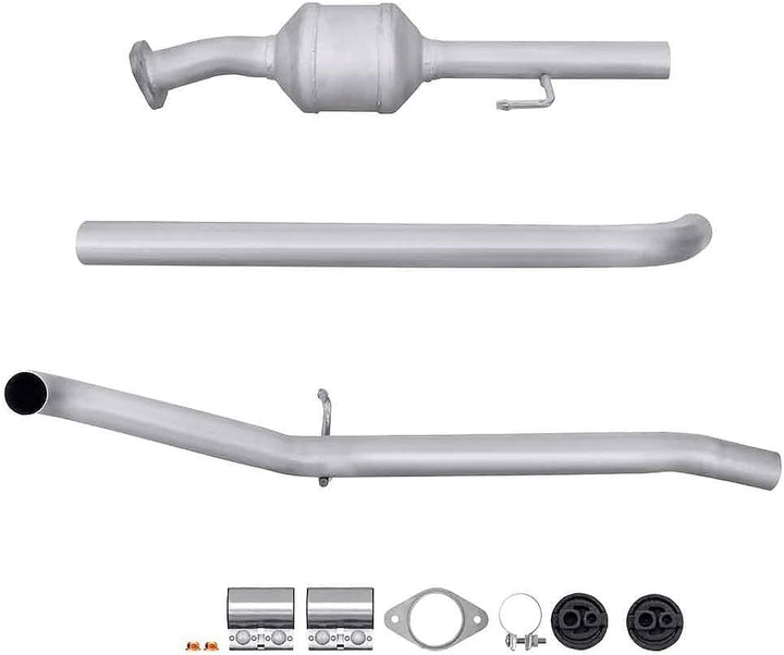 HELLA 8LE 366 051-411 Katalysator - Easy2Fit Kit - Euro 3 - dreiteilig - Set mit Anbauteilen