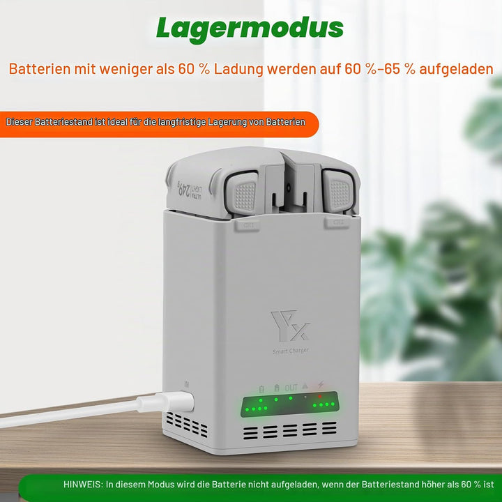 65W Akku Ladegerät für DJI Lito 1 X1,Fast Zwei-Wege Ladestation | Charger Hub,Charging Zwei Batterie