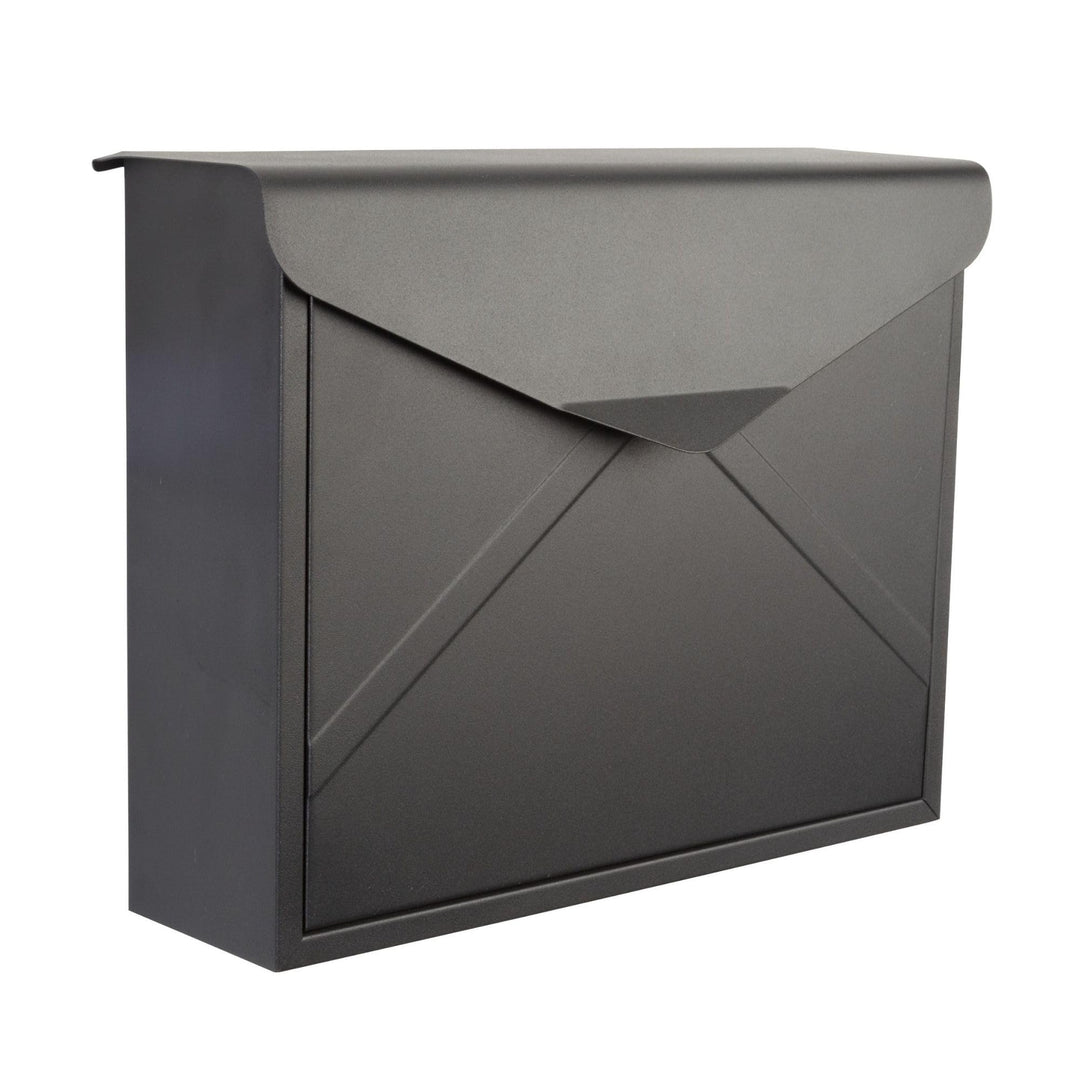 Perel Briefkasten Verona, Wandmontage oder freistehend, inkl. 2 Schlüssel, Abmessungen (H x B x T) 3