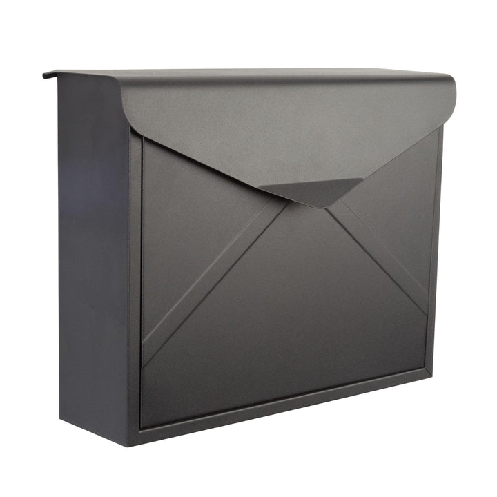 Perel Briefkasten Verona, Wandmontage oder freistehend, inkl. 2 Schlüssel, Abmessungen (H x B x T) 3