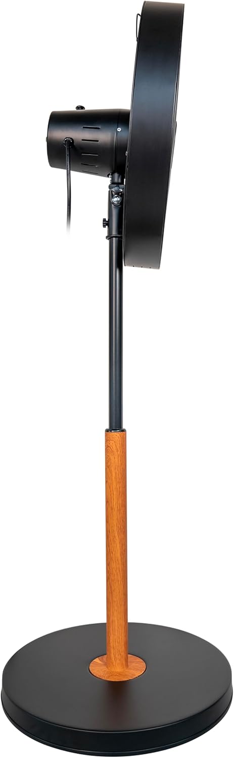 Unold 86725 Standventilator Black Steel Schwarz 50 W 3-stufige Geschwindigkeitsregelung verstellbare