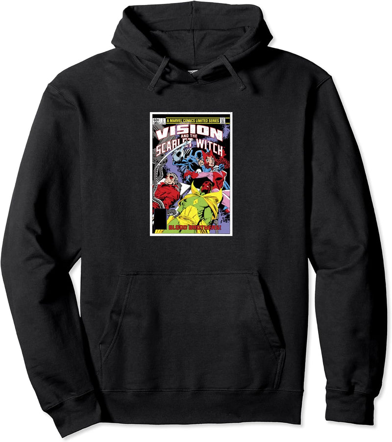 Marvel Vision & The Scarlet Witch Blood Brothers Comic Pullover Hoodie