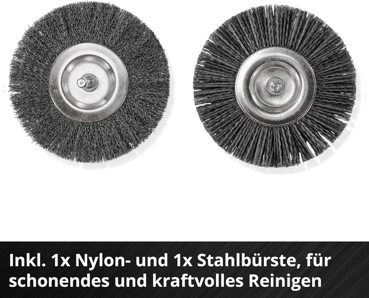 Einhell Akku-Fugenreiniger GE-CC 18/110 Li E-Solo Power X-Change (18 V, Führungsholm teleskopierbar,
