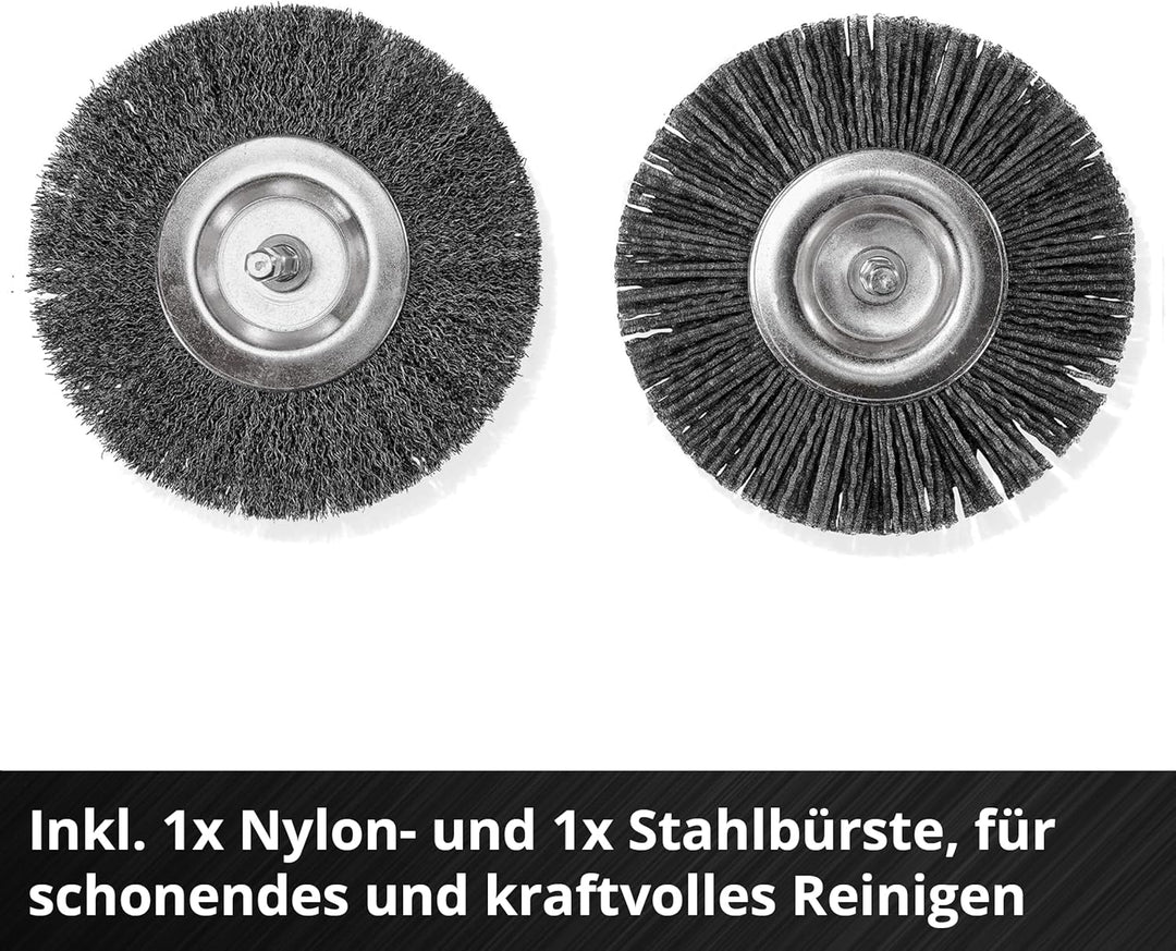 Einhell Akku-Fugenreiniger GE-CC 18/110 Li E Power X-Change (18 V, Führungsholm teleskopierbar, Zusa