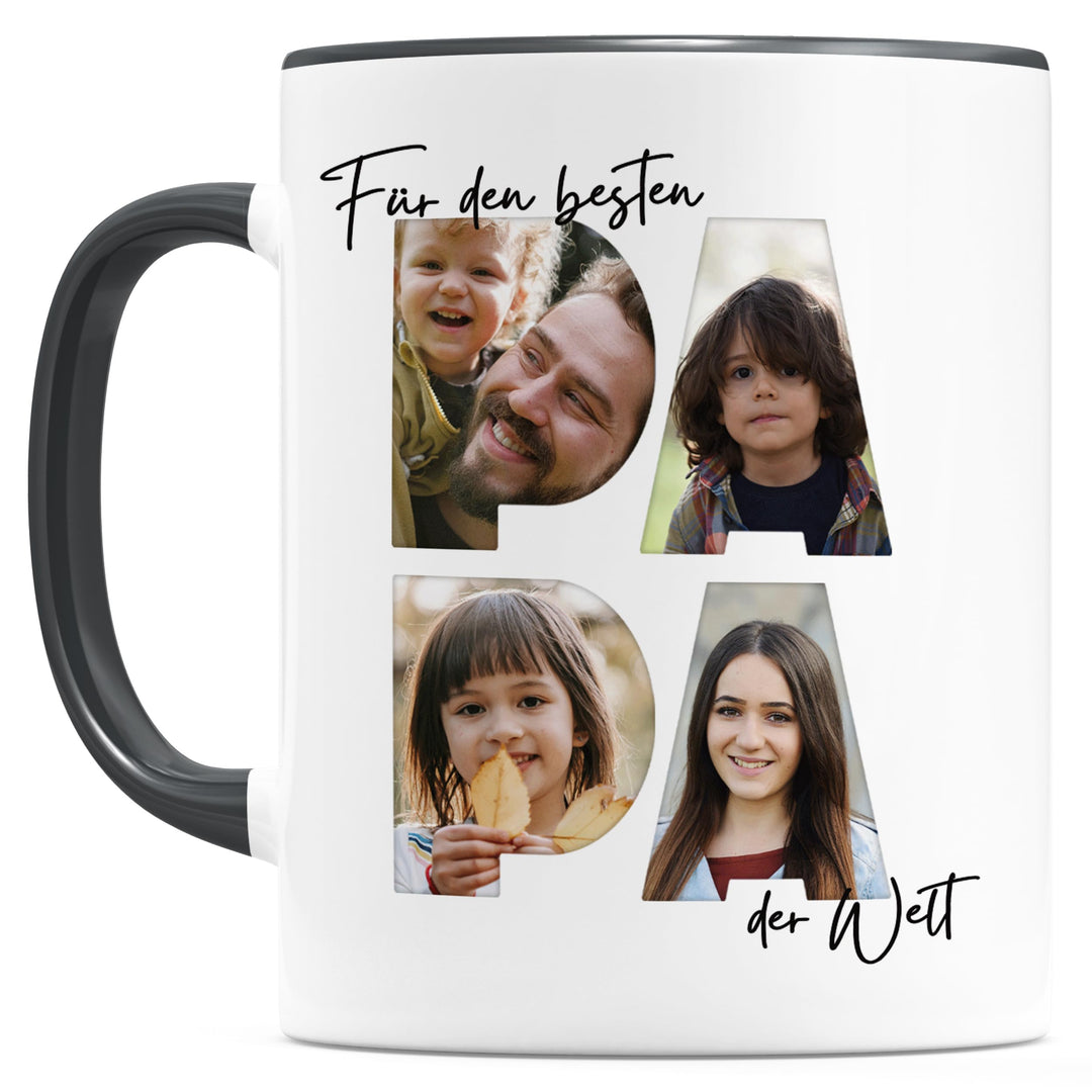 Papa Fototasse mit eigenem Bild Beste Papa Tasse personalisiertes Vatertagsgeschenk Vatertag Becher