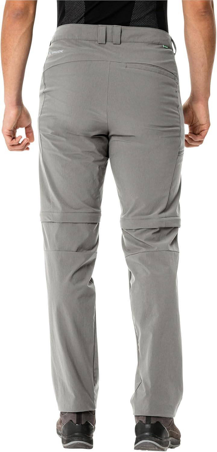 VAUDE Wanderhose Herren Farley Stretch Zip-Off Pants II, Wasserabweisende Herren Wanderhose Zip Off,