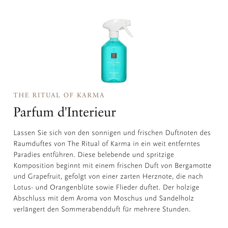 Rituals Raumspray The Ritual of Karma – Lufterfrischer mit Lotus und weissem Tee – entspannender und