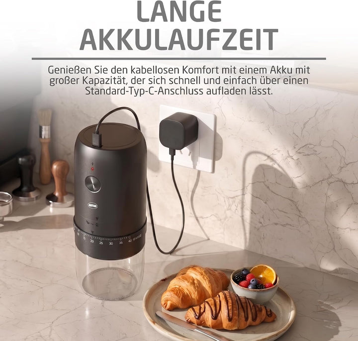 Amig - Wiederaufladbare elektrische Kaffeemühle Usb C