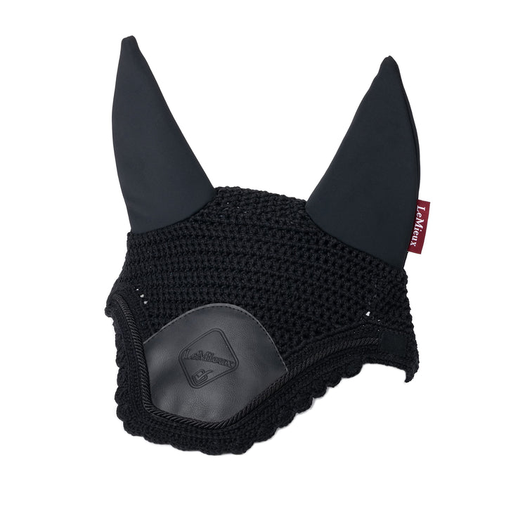 LeMieux Fliegenhaube Lmx Acoustic Pro Fly - Black - Cob Schwarz Medium, Schwarz Medium