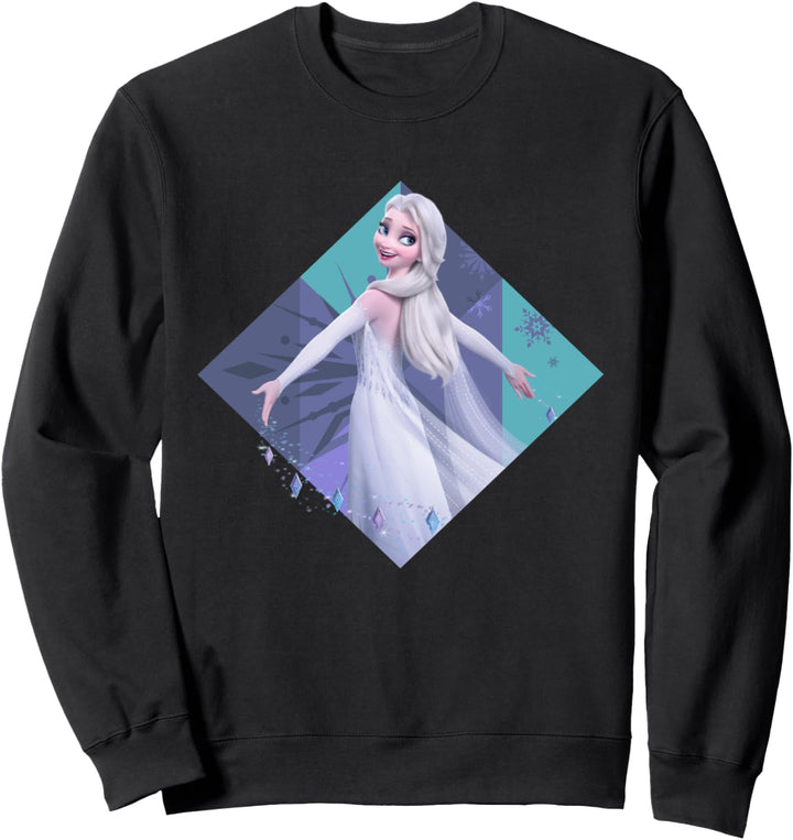 Disney Frozen 2 Snow Queen Elsa Fifth Spirit Snowflake Sweatshirt
