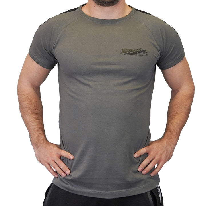 Brachial Premium Herren T-Shirt Classy Slim-Fit - für Freizeit Bodybuilding Workout Gym Kraftsport F