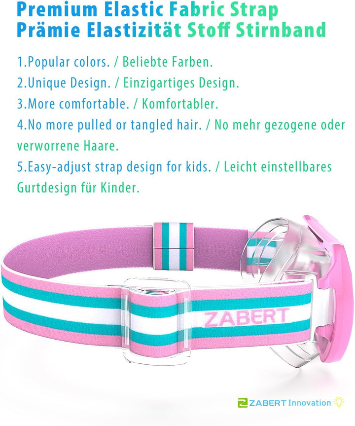 ZABERT M9 Kinder Taucherbrille,Kinder Schwimmbrille für 2 3 4 5 6 Jahre Jungen Mädchen, Prämie beque