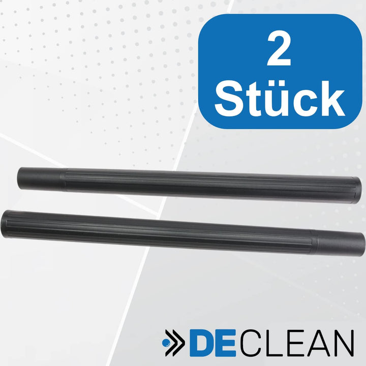 DeClean 2 x Verlängerungs Rohr 35 mm Staubsaugerrohr Staubsauger Kunststoff kompatibel mit Kärcher A