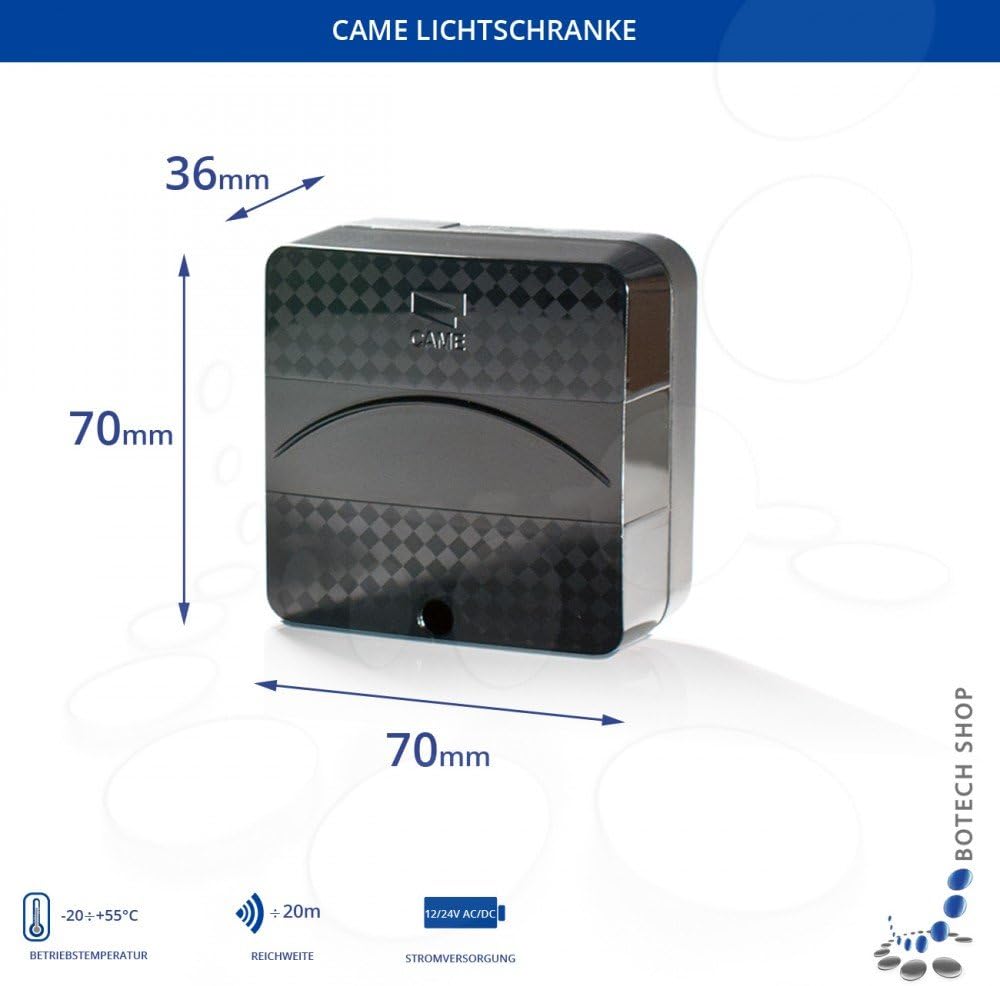 Aufputz-Lichtschranken CAME DELTA-E